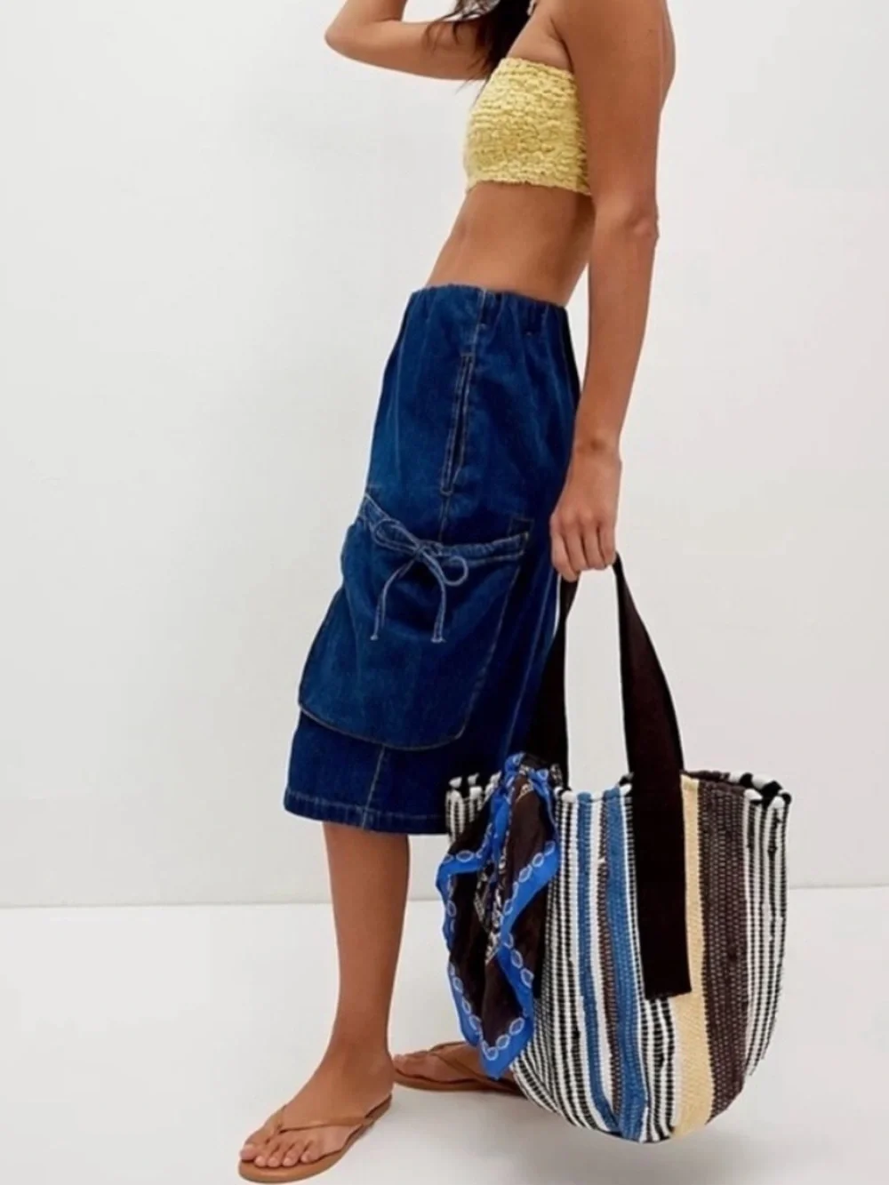 Free People Driftwood Rug Tote Bag